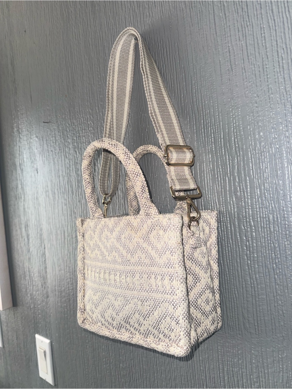 ❄️3/33$ H&M Textured Mini/Crossbody Bag - Picture 4 of 7
